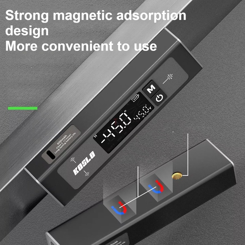 Industrial Laser Alignment Tool - مقياس زوايا رقمي محمول بالليزر المزدوج،