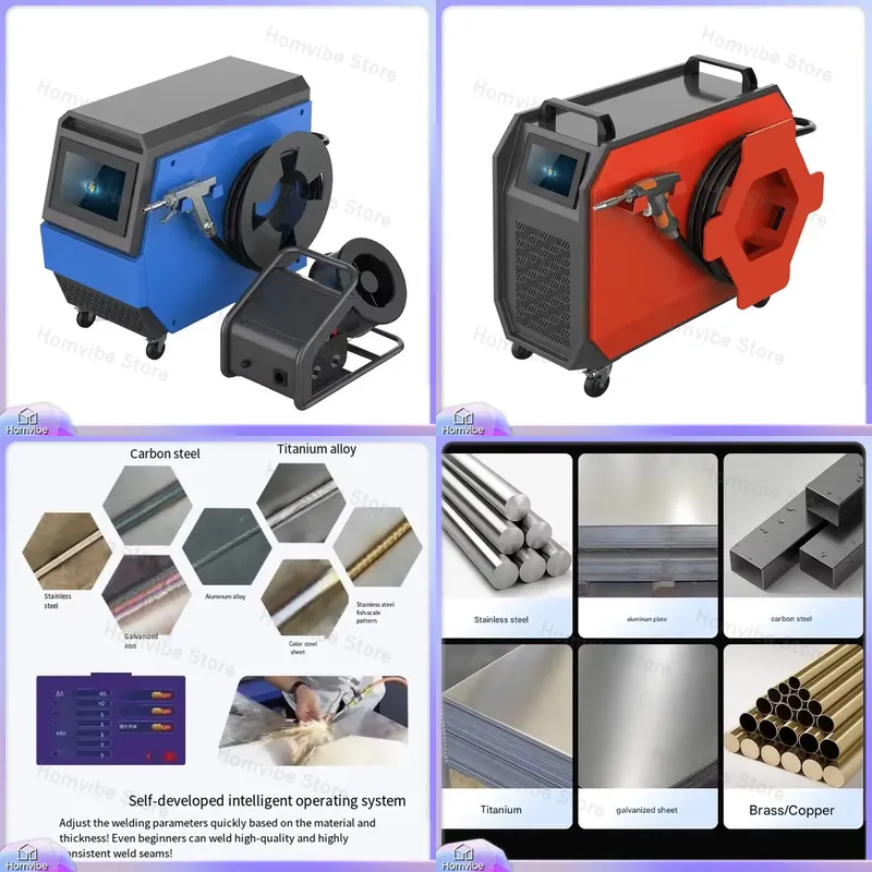 Industrial Handheld Laser Welder - آلة لحام بالليزر محمولة رباعية الوظائف