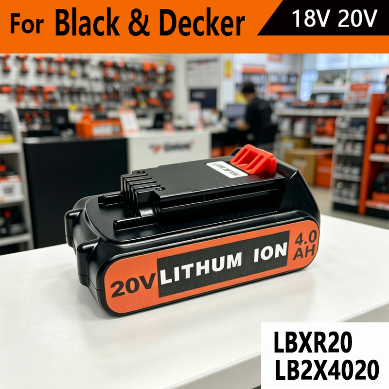Black+Decker Tool 20V Max - بطارية ليثيوم عالية السعة 8 أمبير