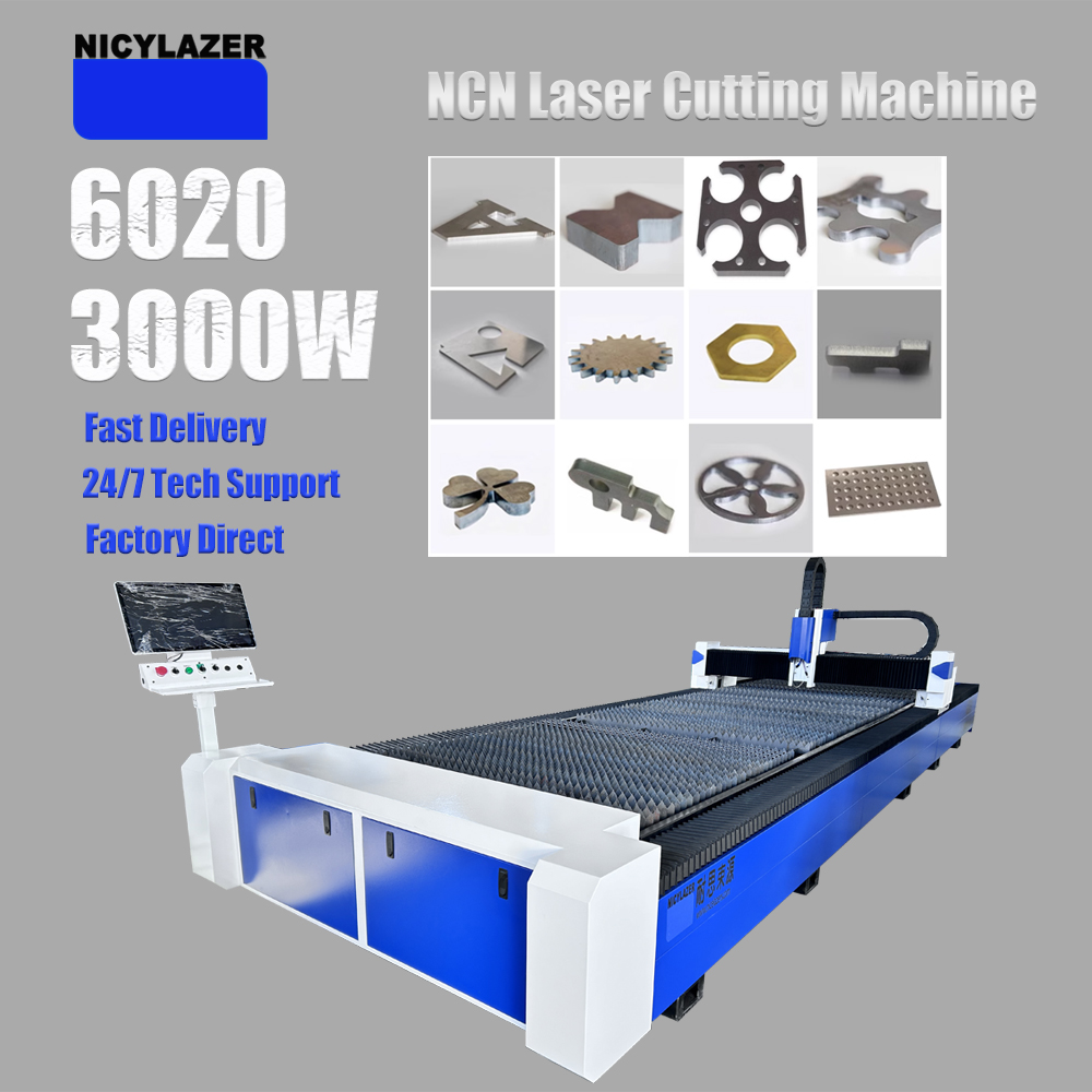 Industrial Laser Cutter For Metal - آلة قطع بالليزر CNC 3000 واط