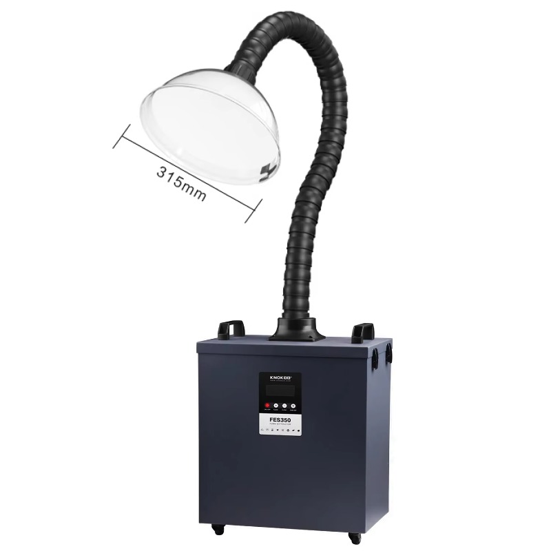 Industrial Print & Laser Inc - جهاز استخراج الأبخرة الصناعية KNOKOO بقوة