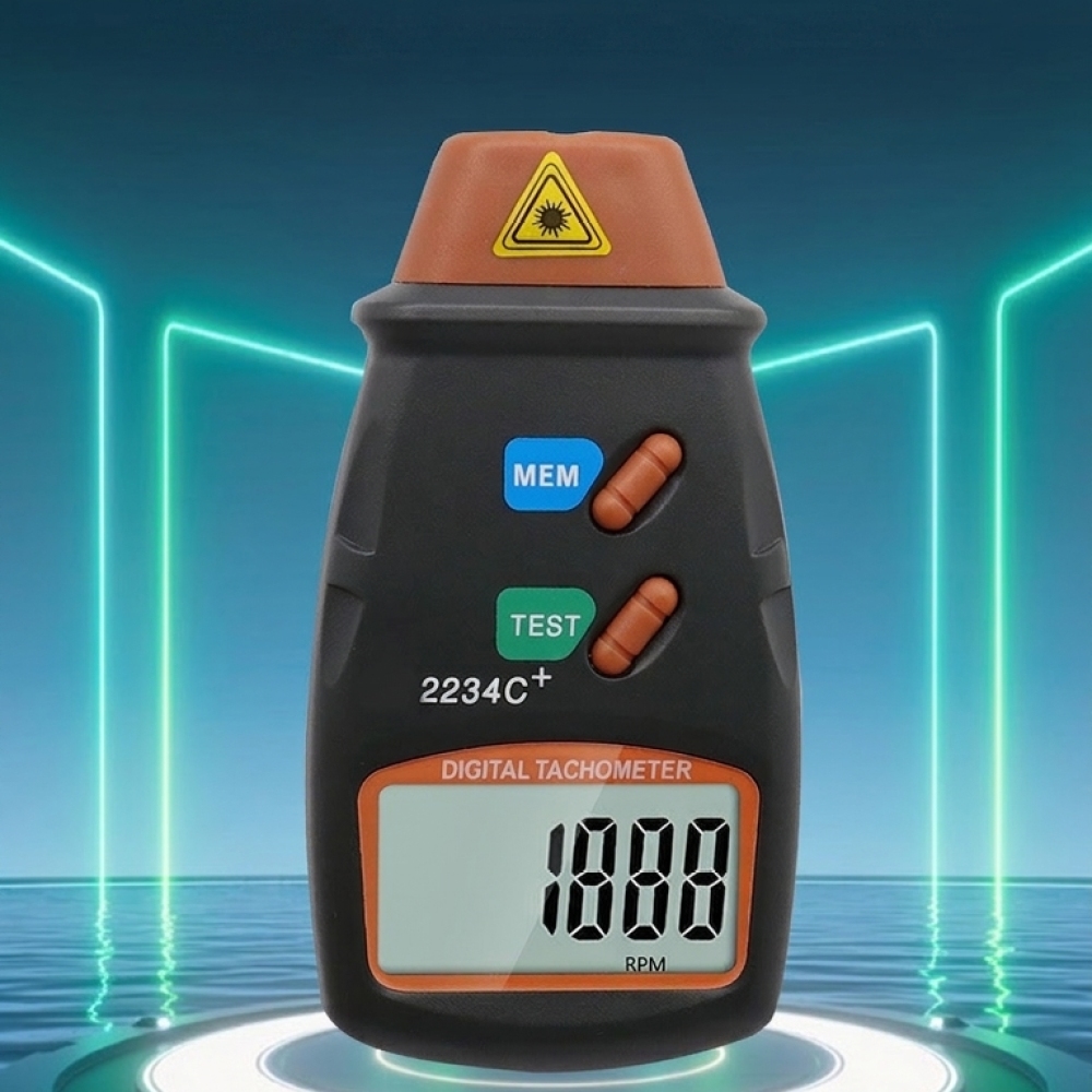 مقياس سرعة الدوران الرقمي بالل - مراجعة Industrial Laser Tachometer وسعره
