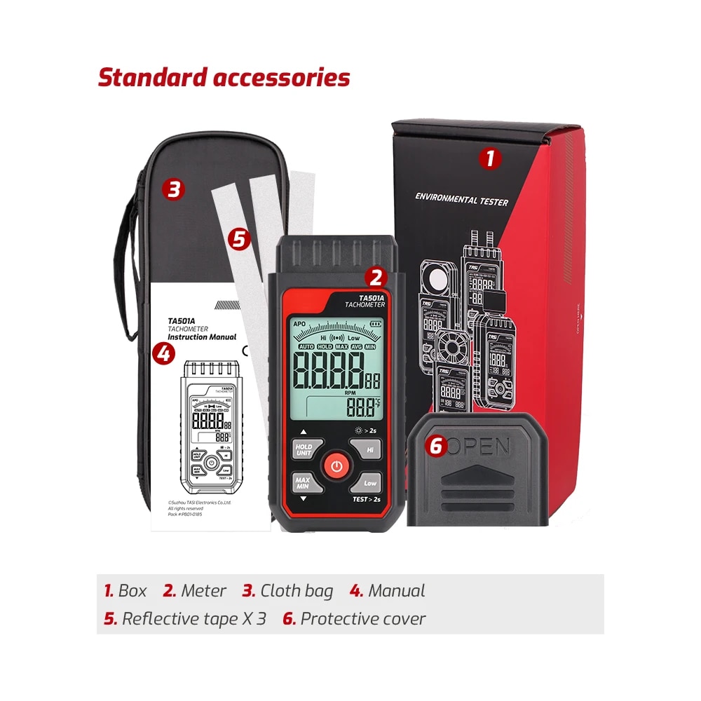 مقياس سرعة الدوران بالليزر TA5 - مراجعة Industrial Laser Tachometer وسعره