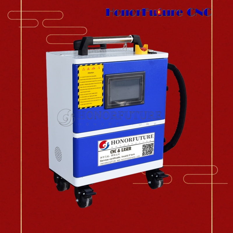 آلة تنظيف بالليزر JPT بقوة 500 - مراجعة Industrial Laser Paint Removal وسعره
