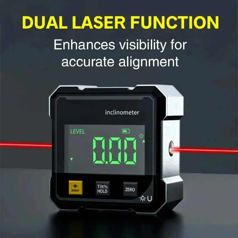 مسطرة زوايا رقمية مغناطيسية مز - مراجعة Industrial Laser Alignment Tool وسعره