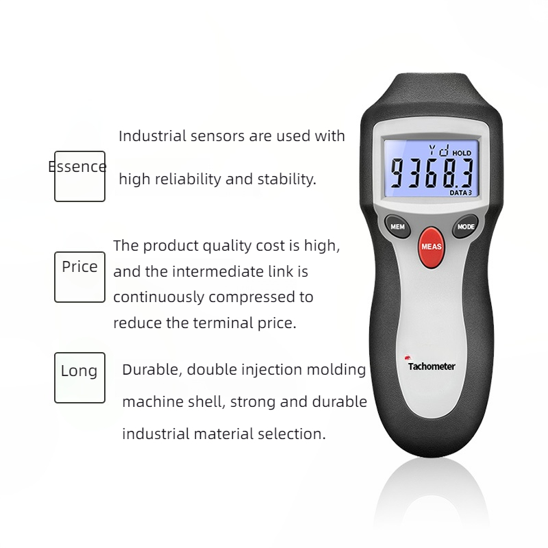 مقياس سرعة الدوران الرقمي المح - مراجعة Industrial Laser Tachometer وسعره