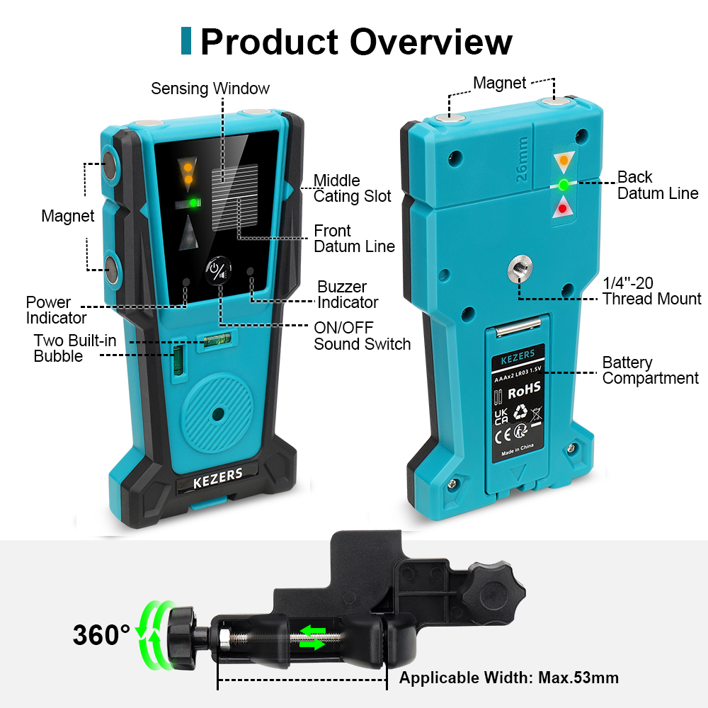 كاشف استقبال مستوى الليزر الأح - مراجعة Industrial Laser Alignment Tool وسعره