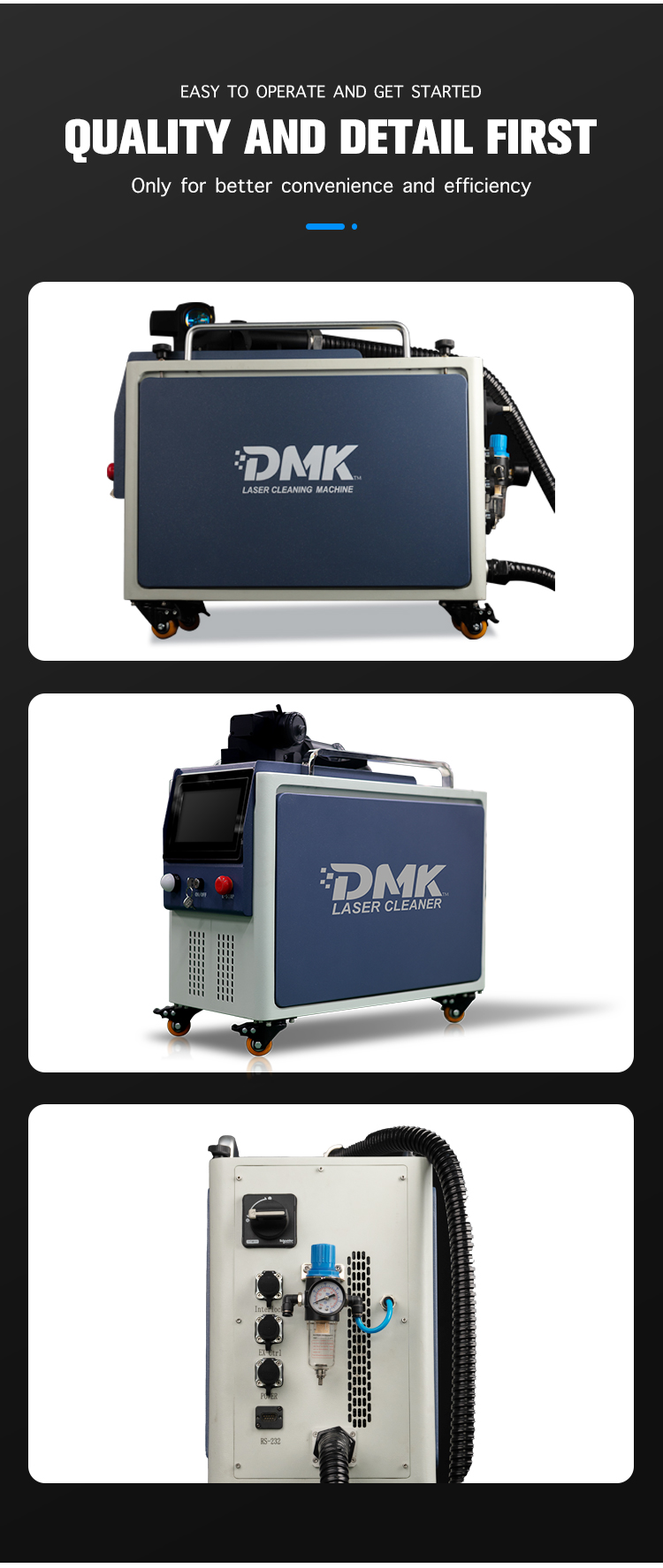 آلة التنظيف بالليزر النبضية DM - مراجعة Industrial Laser Paint Removal وسعره