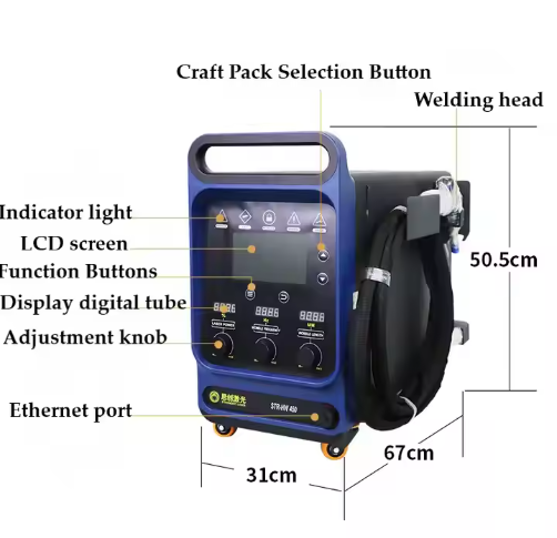 ماكينة لحام ليزر محمولة صناعية - مراجعة Industrial Handheld Laser Welder وسعره