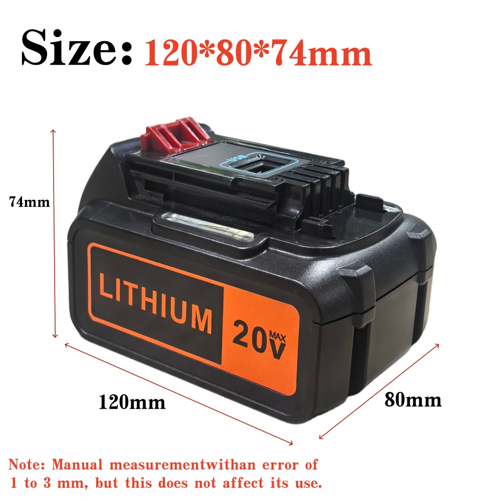 بطارية بديلة عالية السعة 8 أمب - مراجعة Black+Decker Tool 20V Max وسعره
