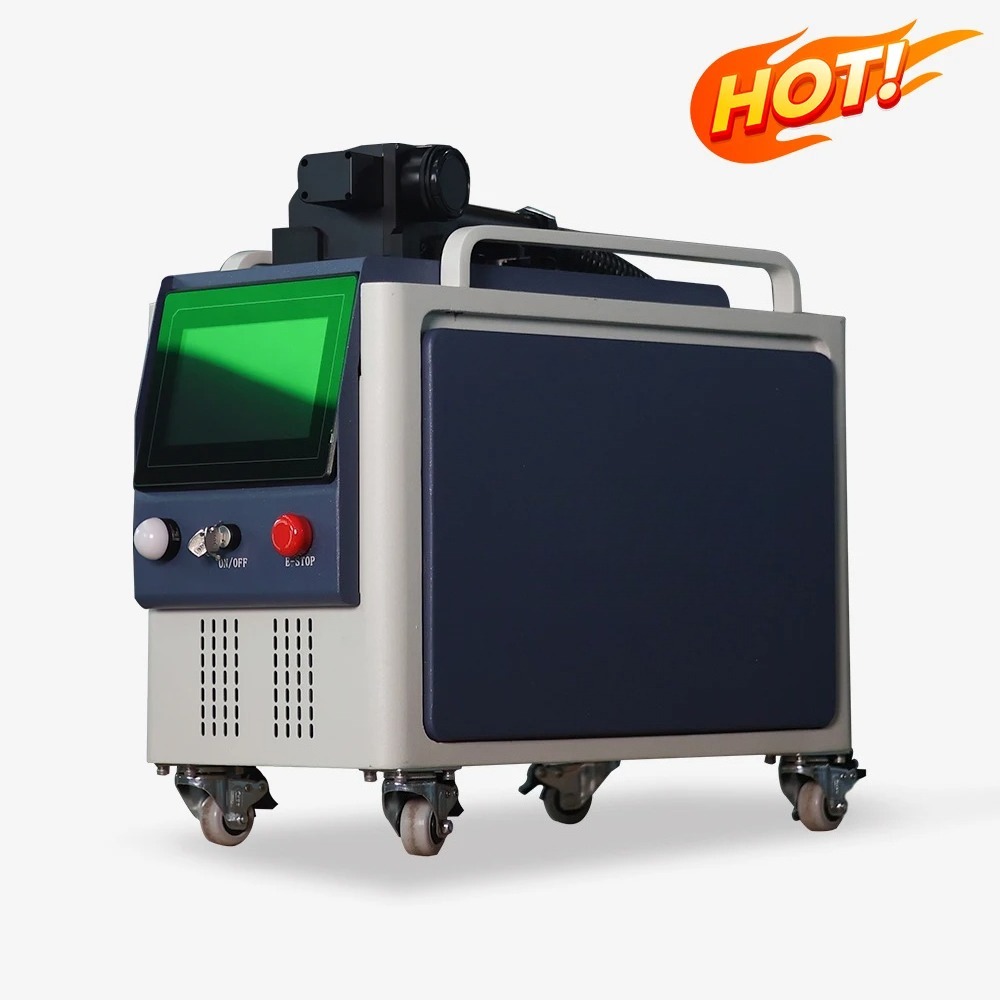 آلة تنظيف بالليزر النبضي بقوة  - مراجعة Industrial Laser Paint Removal وسعره