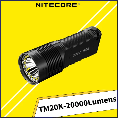 NITECORE TM20K 20000 لومينز ال - مراجعة Honeycomb Laser Bed وسعره