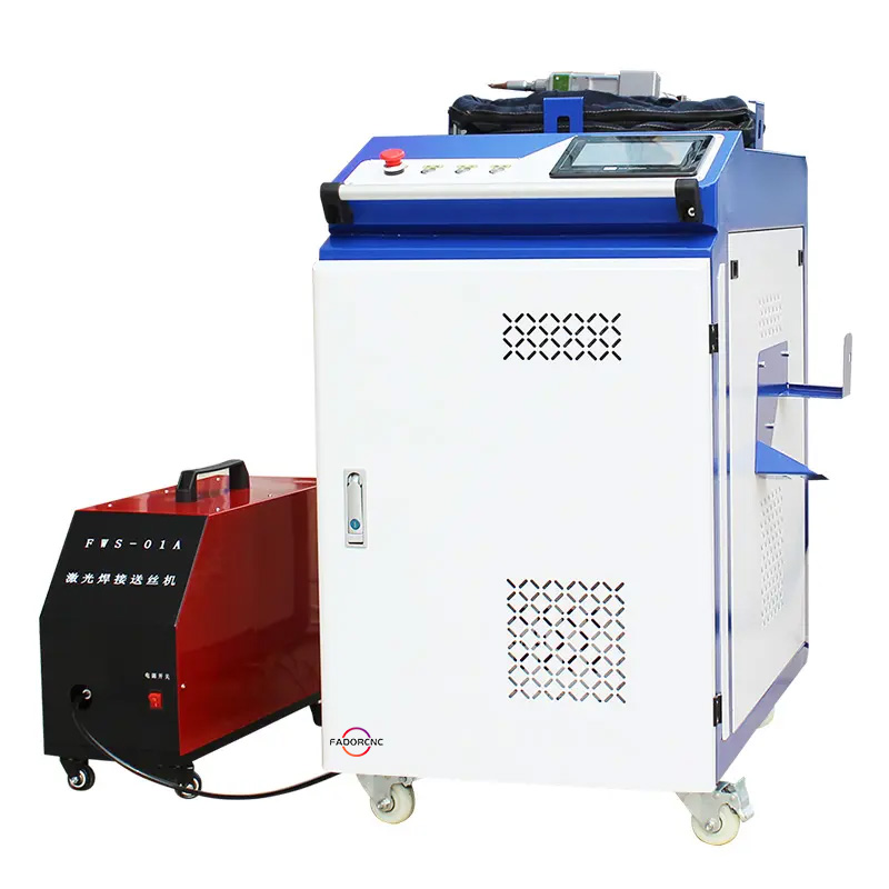 آلة تنظيف بالليزر الليفي 4 في  - مراجعة Handheld Laser Welding Machine وسعره