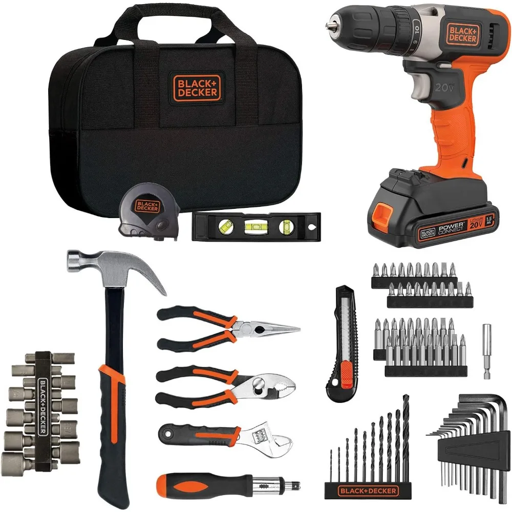 مجموعة أدوات منزلية من بلاك ان - مراجعة Black+Decker Tool 20V Max وسعره